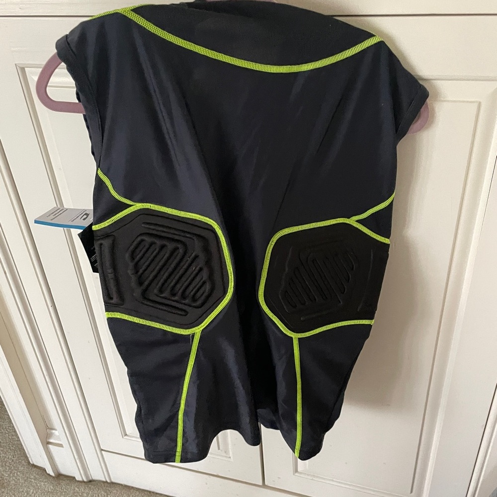 Football padded shirt youth size large